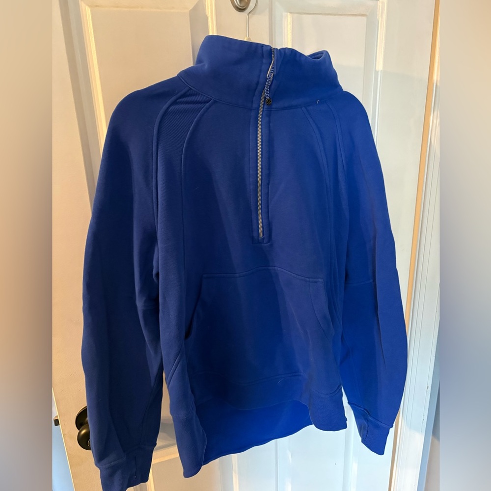 lululemon athletica Royal Blue Half-Zip Hoodie
